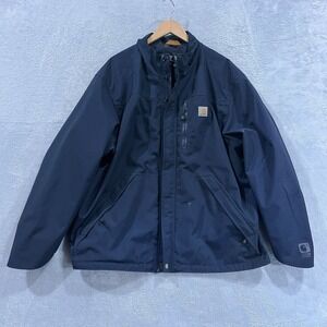 Carhartt Shoreline‎ Storm Defender Jacket Men's XL Hooded Waterproof